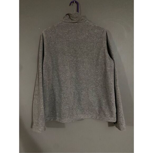 Natural Reflections Jacket Fleece Full Zip Sweater Gray Large - Picture 7 of 7